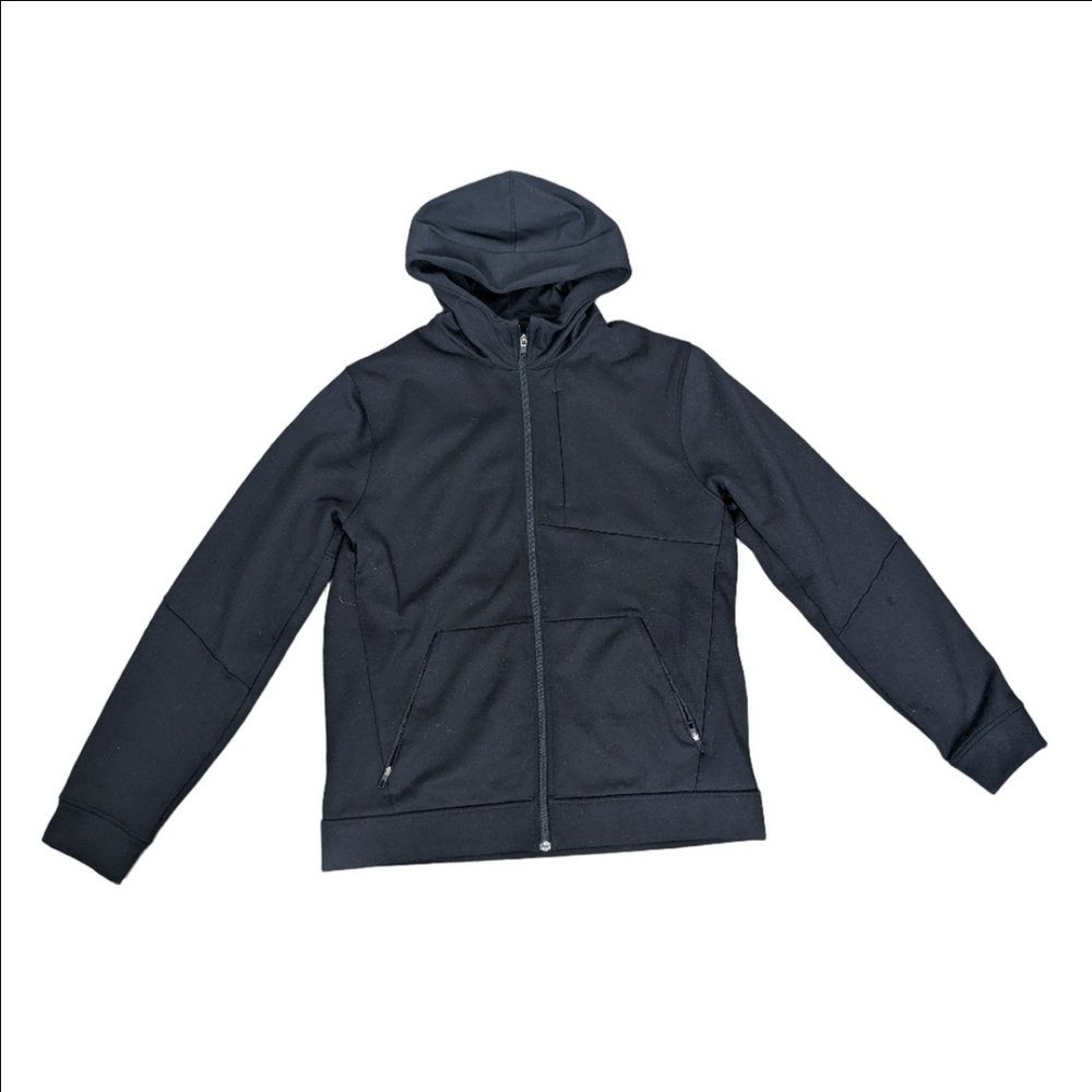 Lululemon City Sweat Full Zip Hoodie Black LM3BC2S Mens Size Large